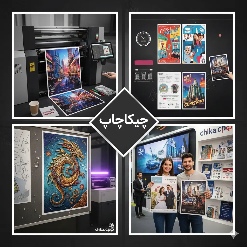 چاپ دیجیتال پوستر | چاپ فوری | چاپ دیجیتال آنلاین